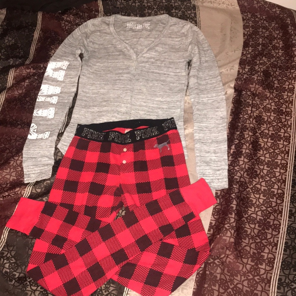 Pink VS Pajamas🤍Set